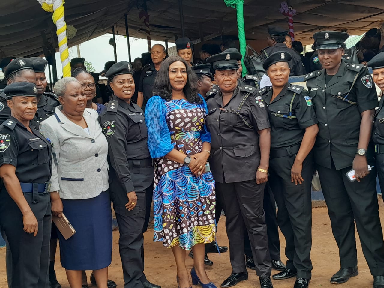 Police officers at the area command Ilaro Yewa after the advocacy lecture