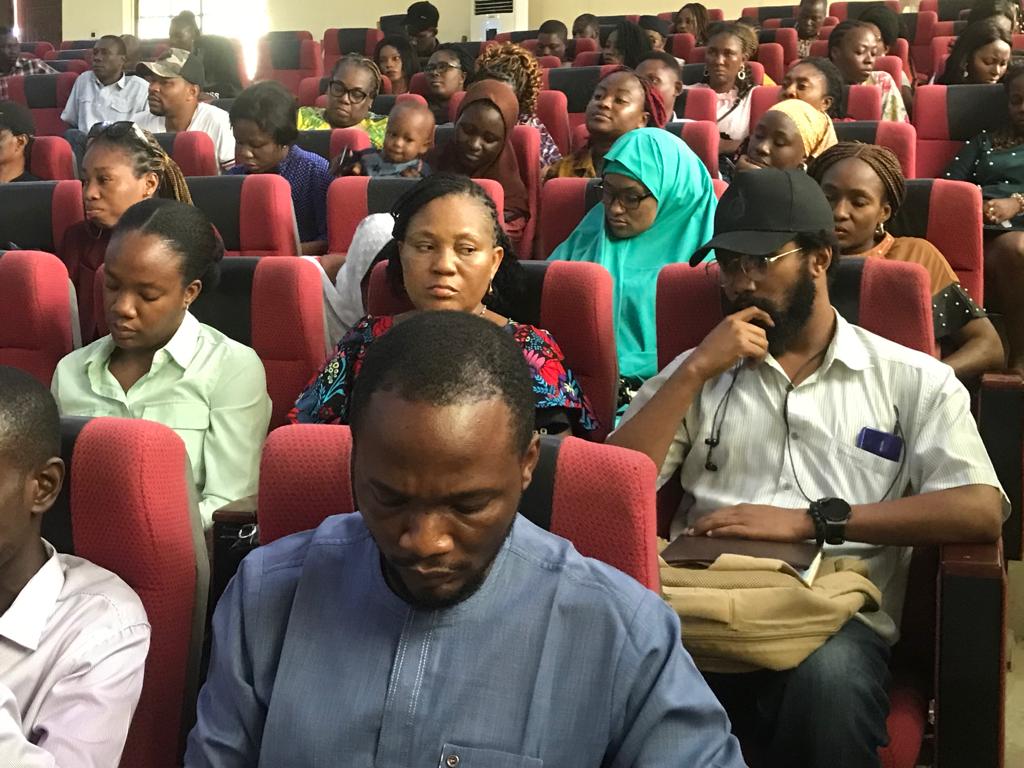 Cross section of students at the orientation