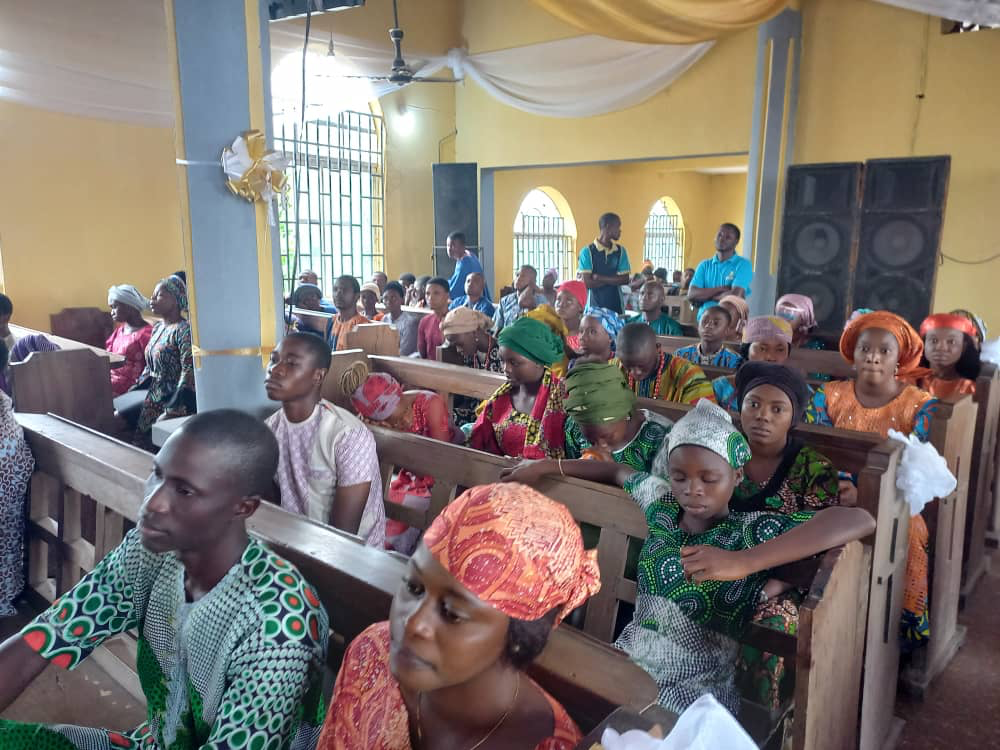 Cross section of youths at the programme