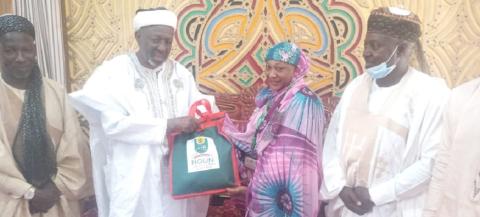 Masari centre's visit to District Head