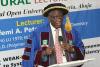 Prof. Femi peters delivering the lecture